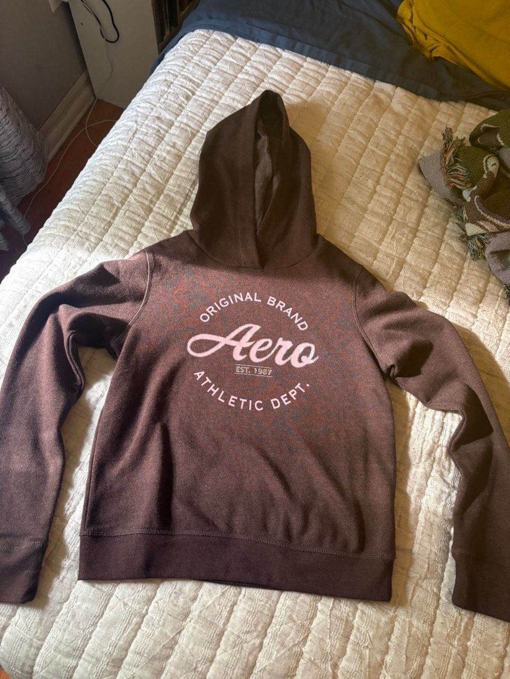 Aeropostale Athletic Dept. Women’s Brown Hooded Sweatshirt